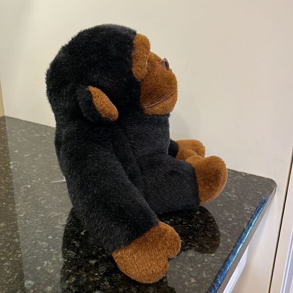 Vintage EMBRACE Gorilla 9” Plush Toy Stuffed Animal Brown/Black - Picture 5 of 7